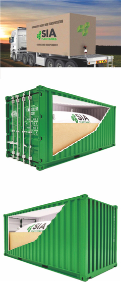 SIA液袋20GP1:20貨柜模型及移動廁所 海藝坊模型工廠的創新之作