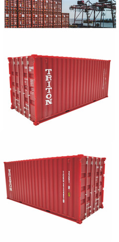 TRITON海神租箱1:35仿真集裝箱模型 海藝坊定制精工再現